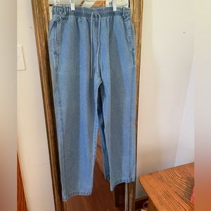 Jean scrub pants
